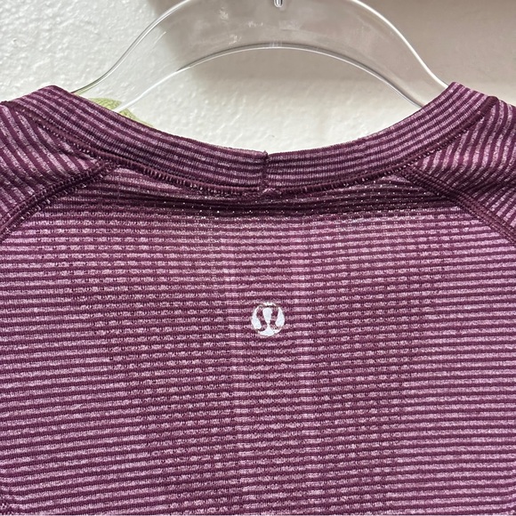 Lululemon Run: Swiftly Tech Long Sleeve Heathered Plum Size 6 - Picture 9 of 9